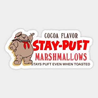 Cocoa Marshmallow Man Sticker